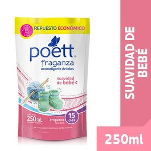 Perfumante Poett Fraganza suavidad de bebe repuesto 250 cc