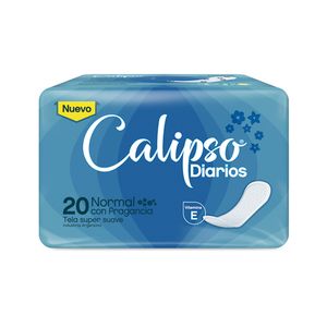 Protectores diarios Calipso anatomicos aloe/manzanilla con fragancia 20 u