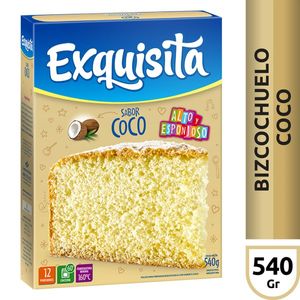 Bizcochuelo Exquisita de coco 540 gr