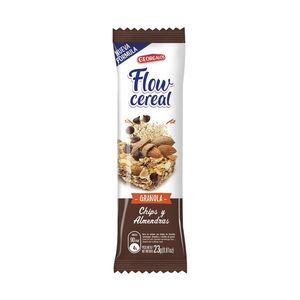 Barra cereal Flow con chips y almendras 23 gr