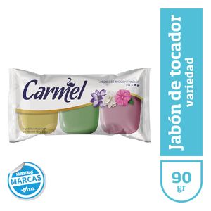 Jabon Carmel variedad 3 u 90 gr