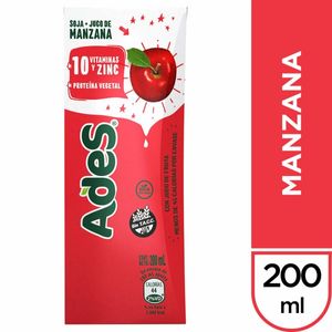 Jugo Ades manzana 200 cc