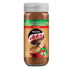 Cafe instantaneo Dolca Suave para batir frasco 170 gr