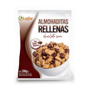 Almohadita Lasfor relleno chocolate suizo 180/200 gr
