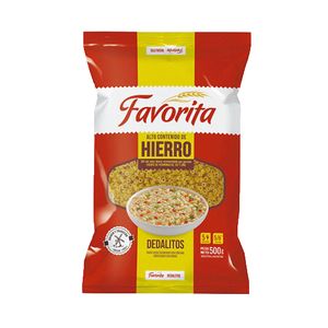 Fideo Favorita dedalitos 500 gr