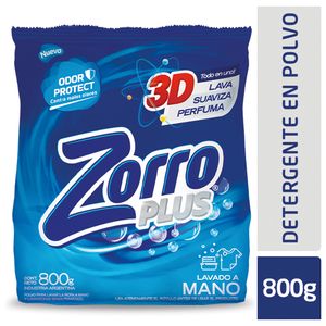 Jabon en polvo Zorro 3D clasico 800 gr