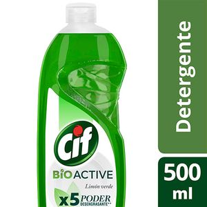 Lavavajillas Cif Bio Active limon verde 500 cc