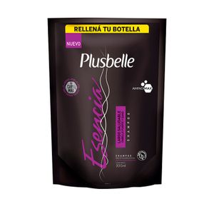 Shampoo Plusbelle esencia largo 300 ml doy pack