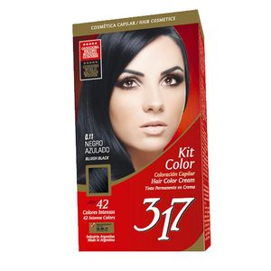 Tintura 317 kit 0.11 negro azulado