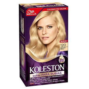 Tintura Koleston kit 120 rubio claro