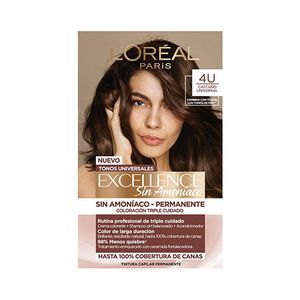Coloracion Loreal excellence sin amoniaco n4