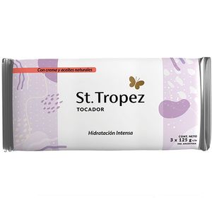 Jabon Saint Tropez hidratacion intensa 3 u 125 grs