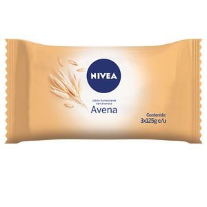 Jabon Nivea avena cremoso 3 u 125 gr