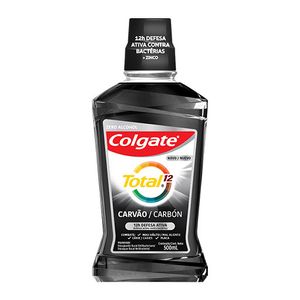 Enjuage bucal Colgate total 12 carbon activado 500 ml
