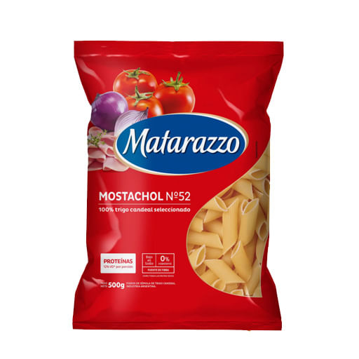 Fideo Matarazzo mostacholes N°52 500 grs
