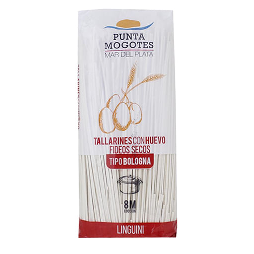Fideos Punta Mogotes linguini huevo 500 grs