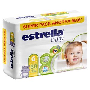 Pañal Estrella superpack grande 60 unidades