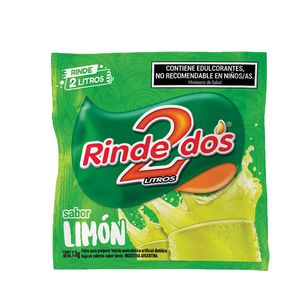 Jugo en polvo Rinde Dos limon 13 gr