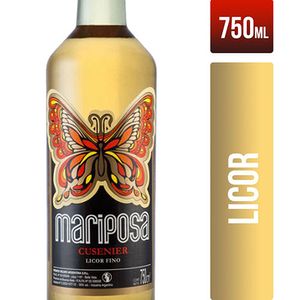 Licor Mariposa con miel 750 cc