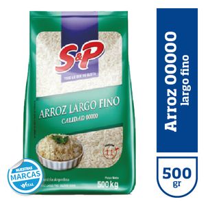 Arroz largo fino S&P 00000 500 gr