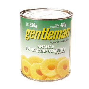 Anana Gentleman rodajas lata 820 g