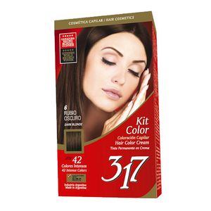 Tintura 317 kit N6 rubio oscuro
