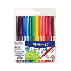 Marcadores Pelikan pintaloco surtidos 12 u