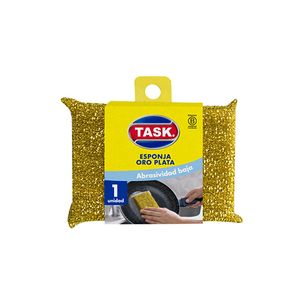 Esponja Task oro plata x 1 u