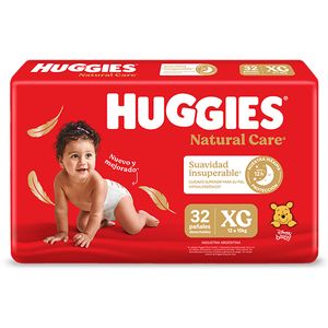 Pañal Huggies Natural care XG x 32 u