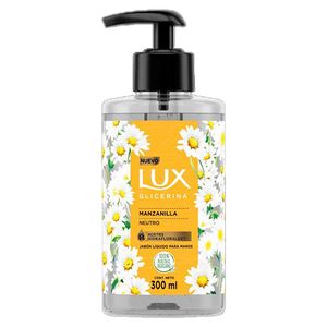 Jabón liq Lux glicerina manzanilla x 300 ml