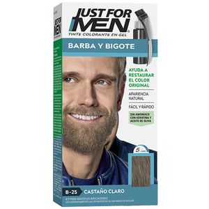 Coloración barba y bigote Just for men castaño oscuro x 28,4 g