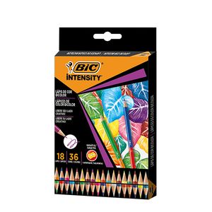 Lapices Bic intensity bicolor surtidos 18 un