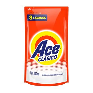 Jabon liquido Ace clasico doy pack x 800 ml