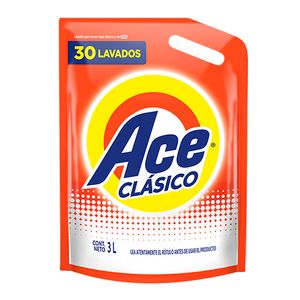Jabon liquido Ace clasico d/p x 3 lt
