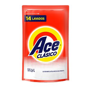 Jabon liquido ACE platinum pouch 1,4 lt