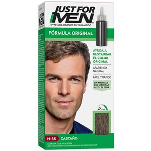 Color masc JUST FOR MEN castaño x60ml