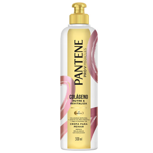 Crema para peinar Pantene colageno 300 ml