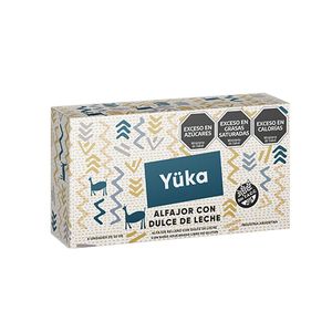 Alfajor YÜKA dulce de leche caja x6u