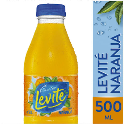 Agua saborizada Villa del Sur Levite naranja 500 cc