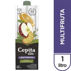 Jugo Cepita mu ltifrutal zinc tetrabrik 1 lt