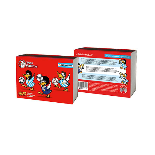 Fosforos TRES PATITOS tricampeon x400u