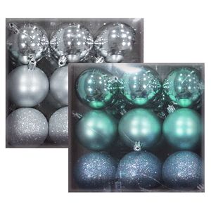 ADORNO DE NAVIDAD bolas 6 cm 18 piezas