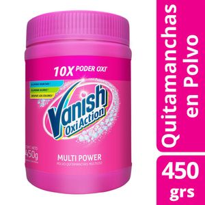 Quitamanchas Vanish Poder O2 Int. pink en polvo 450g