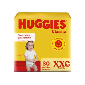 Pañal Huggies classic XXG x30u