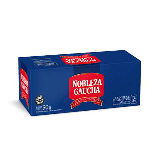 Mate cocido Nobleza Gaucha 25 saquitos