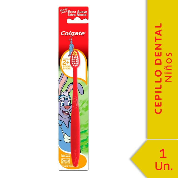 Cepillo dental Colgate kids + 2 años dr rabbit
