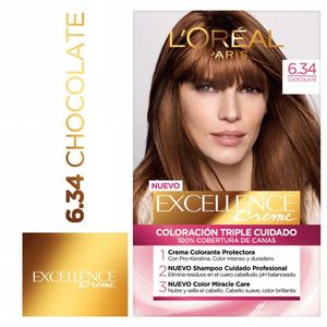 Tintura Excellence 634 triple proteccion chocolate
