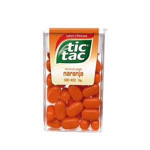 Pastillas Tic-Tac naranja estuche 16 gr