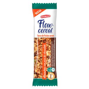 Barra cereal FLOW almend. p/cho.20 u 30 gr