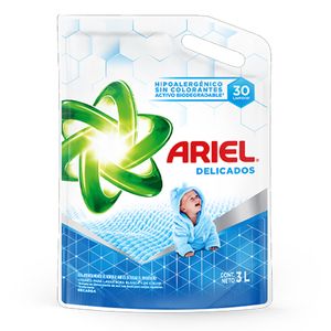 Jabon liquido Ariel delicados doypack 3 lt